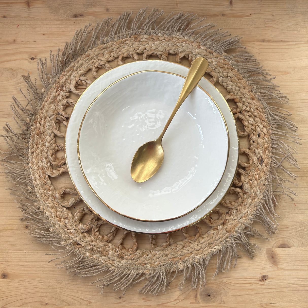 Piatto PRETA ORO by Arcucci