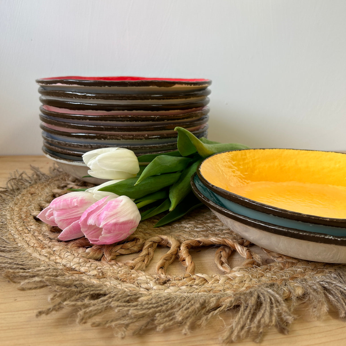 Piatto fondo PRETA (11 colori) by Arcucci