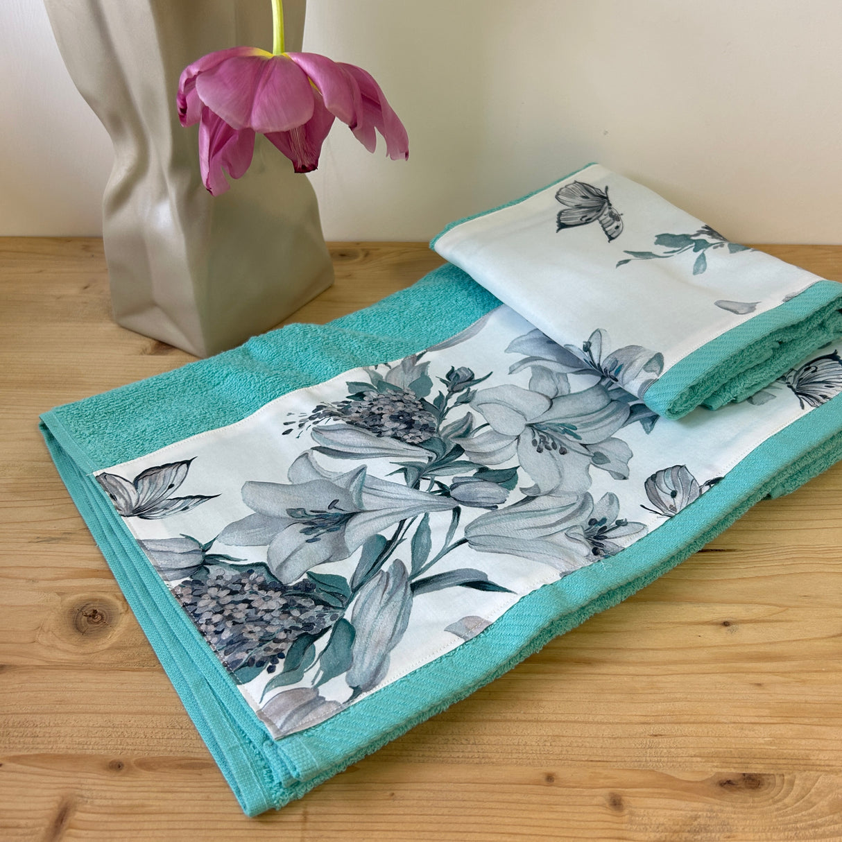 Set Asciugamani 1+1 BOUQUETS by Opera Prima Firenze