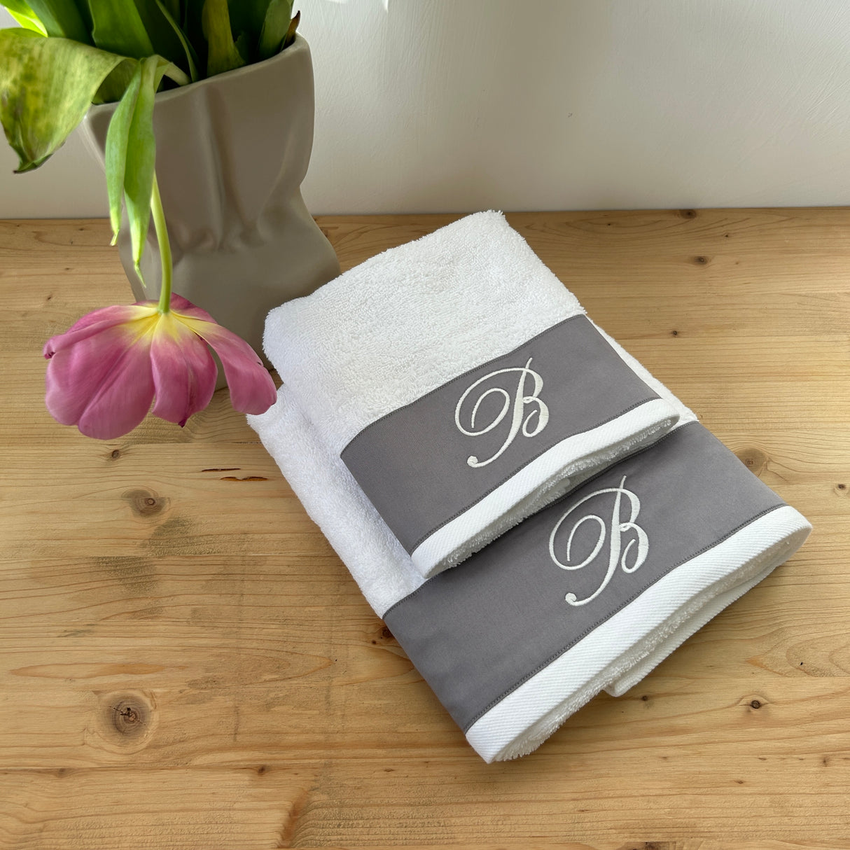 Asciugamani 1+1 LETTERA by Opera Prima Firenze