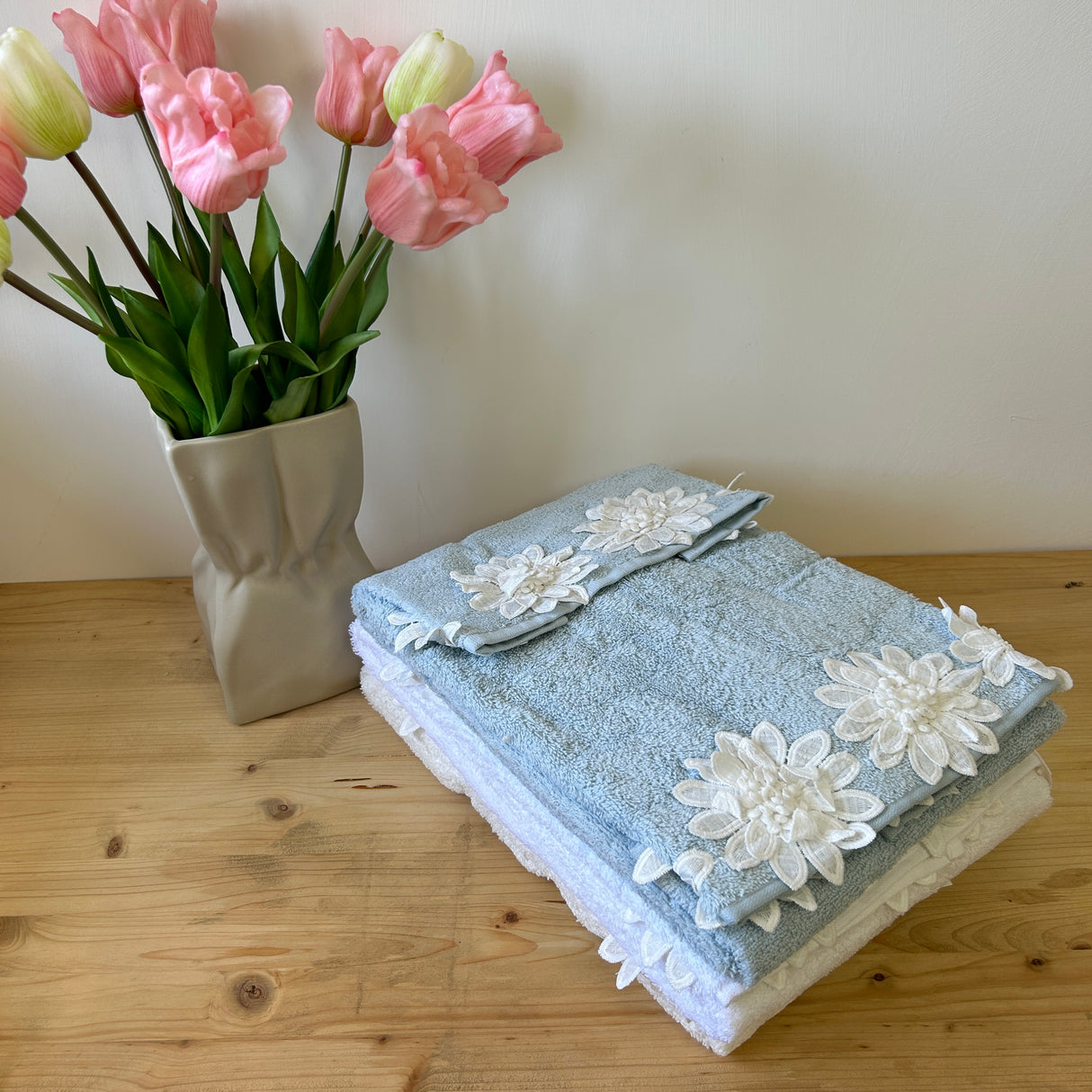 Set Asciugamani MARGHERITE by L’ Atelier17