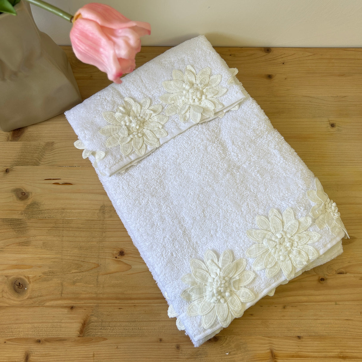 Set Asciugamani MARGHERITE by L’ Atelier17