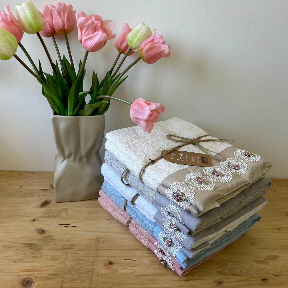 Set Asciugamani 1+1 BOCCIOLO By l'Atelier 17