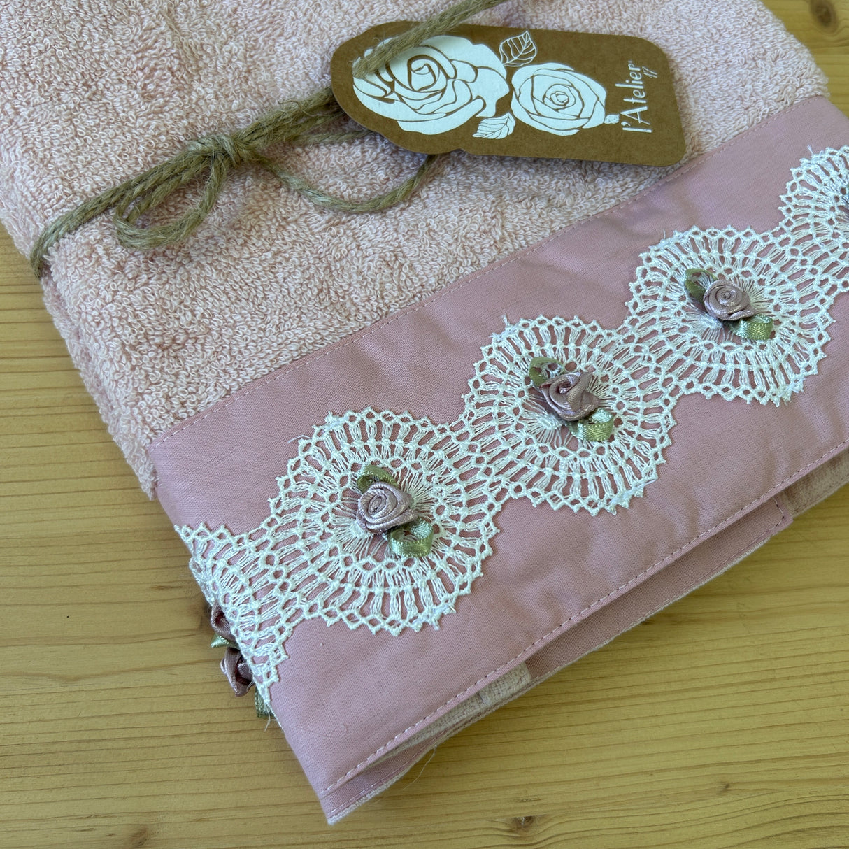 Set Asciugamani 1+1 BOCCIOLO By l'Atelier 17