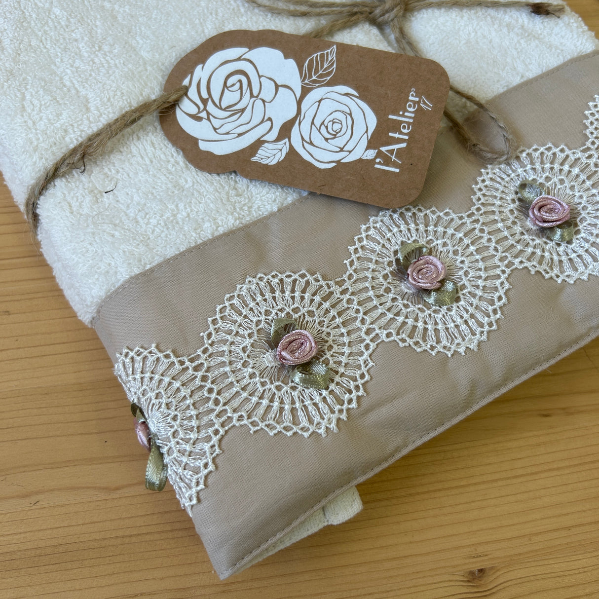 Set Asciugamani 1+1 BOCCIOLO By l'Atelier 17