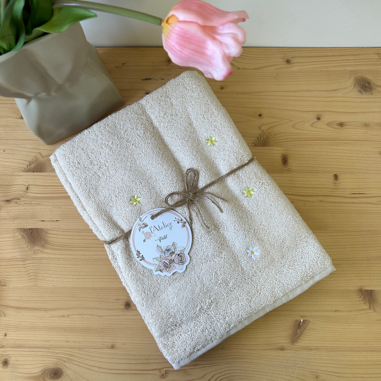 Set Asciugamani 1+1 PETIT By l'Atelier 17