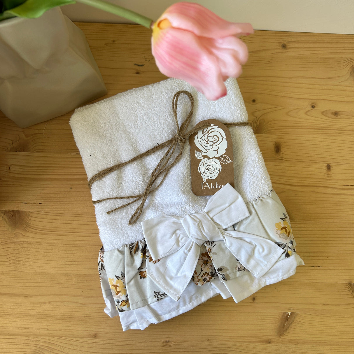 Set Asciugamani 1+1 JOY By l'Atelier 17