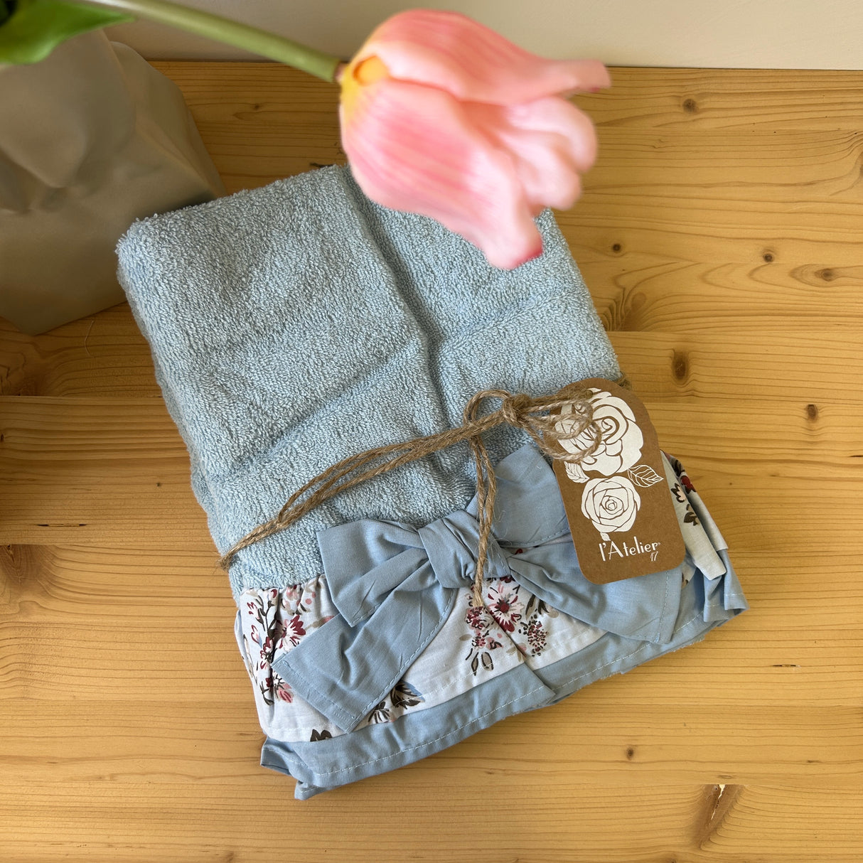 Set Asciugamani 1+1 JOY By l'Atelier 17