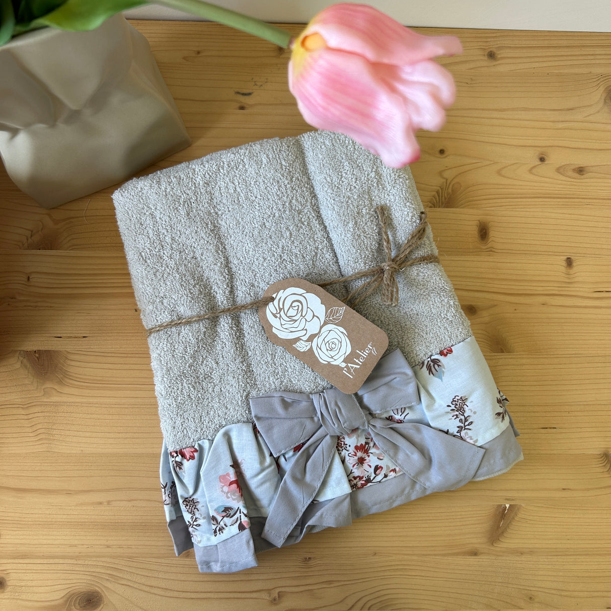 Set Asciugamani 1+1 JOY By l'Atelier 17