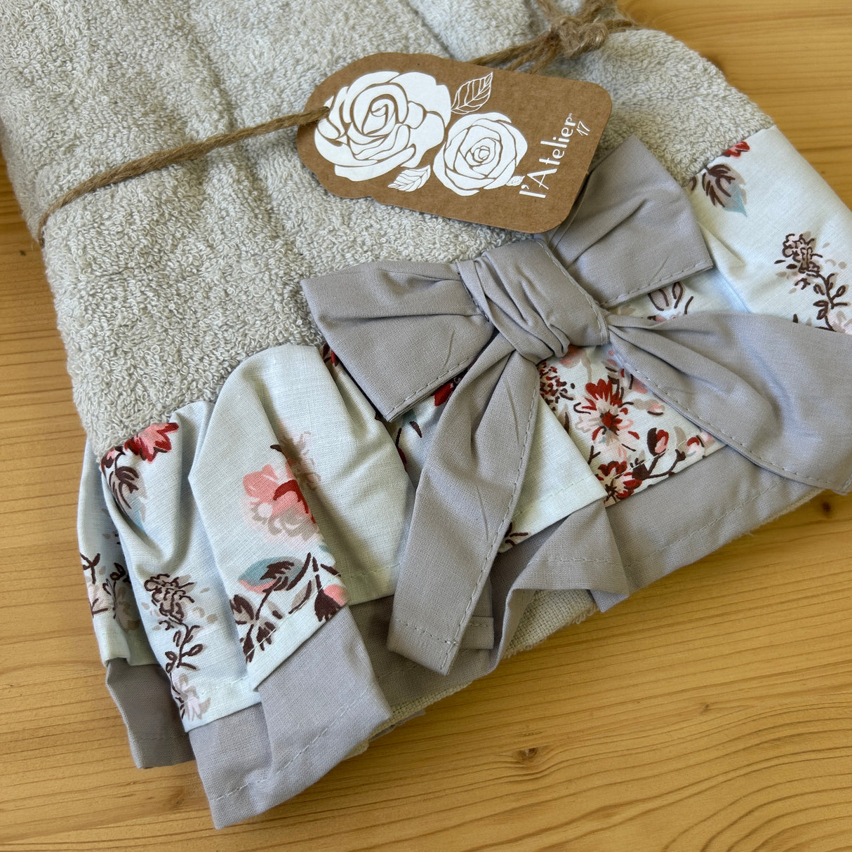 Set Asciugamani 1+1 JOY By l'Atelier 17