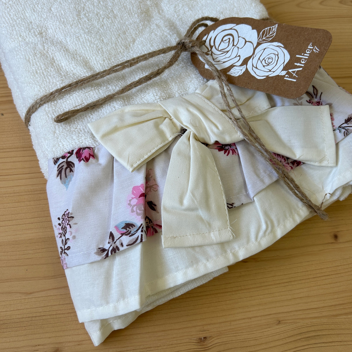 Set Asciugamani 1+1 JOY By l'Atelier 17