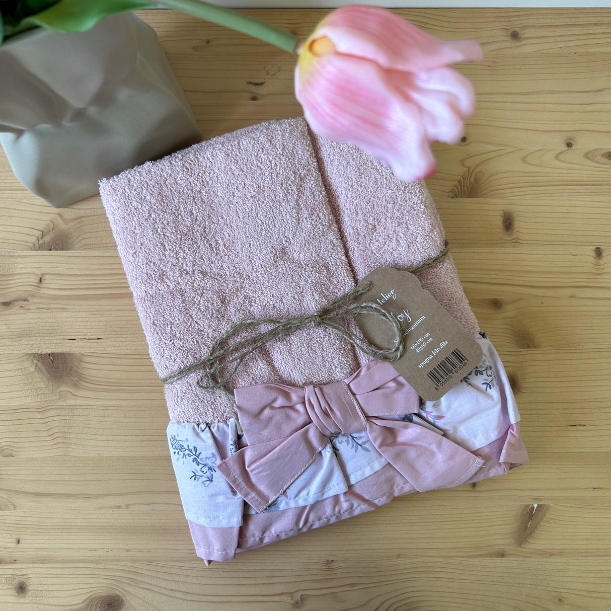 Set Asciugamani 1+1 JOY By l'Atelier 17