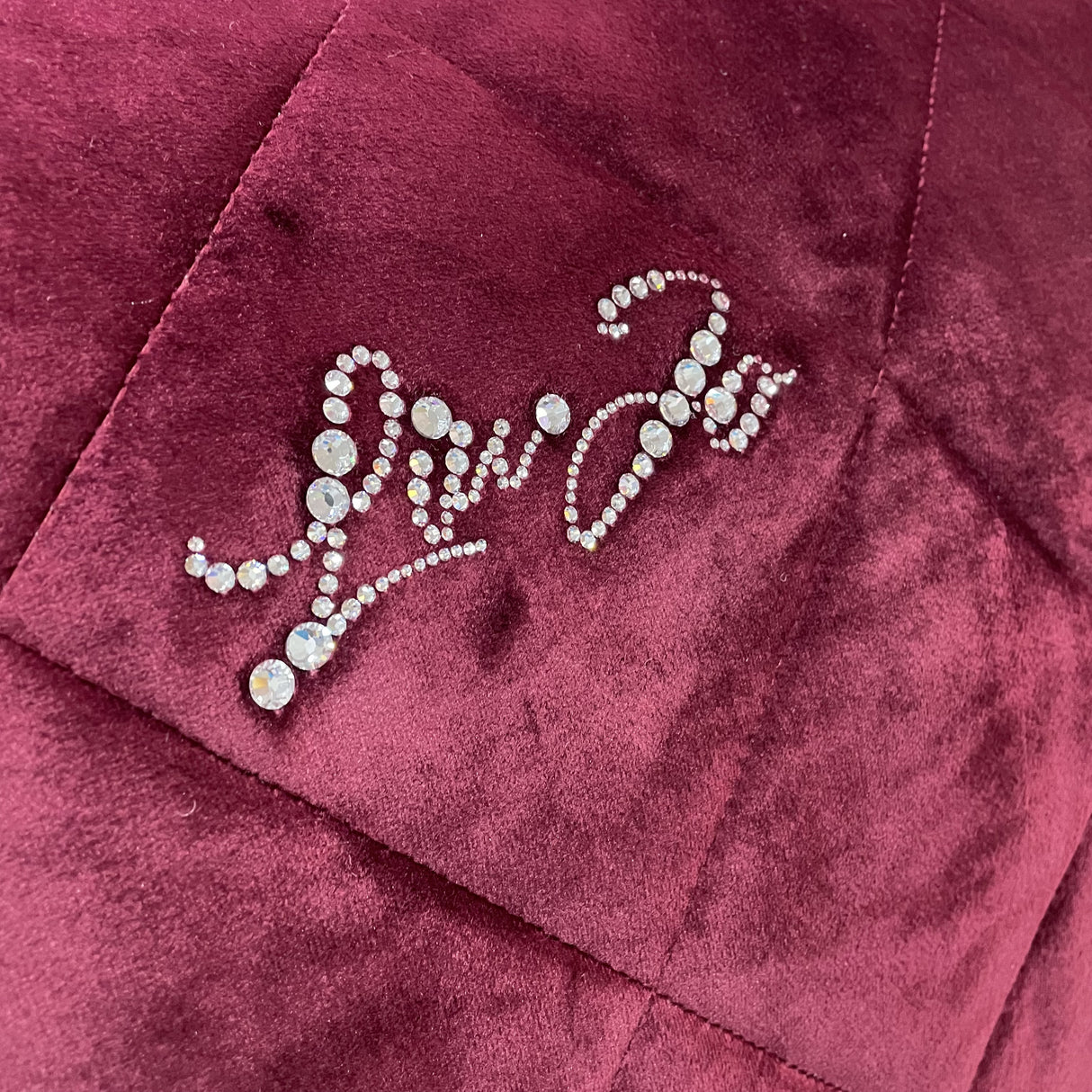 Trapuntino VELLUTO bordeaux by Liu•Jo