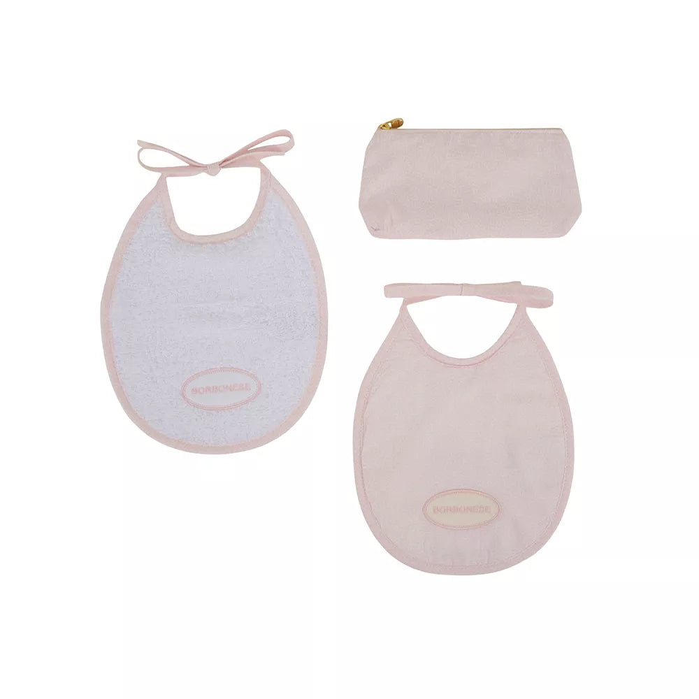 Trousse + 2 Bavaglini OP KIDS by Borbonese