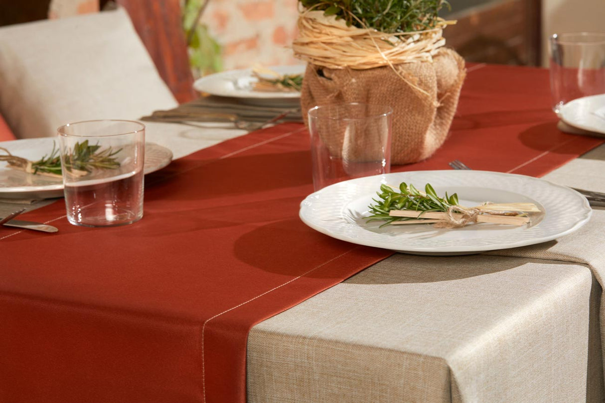 Tovaglia Antimacchia ROTONDA "TIPO LINO" By Magilu