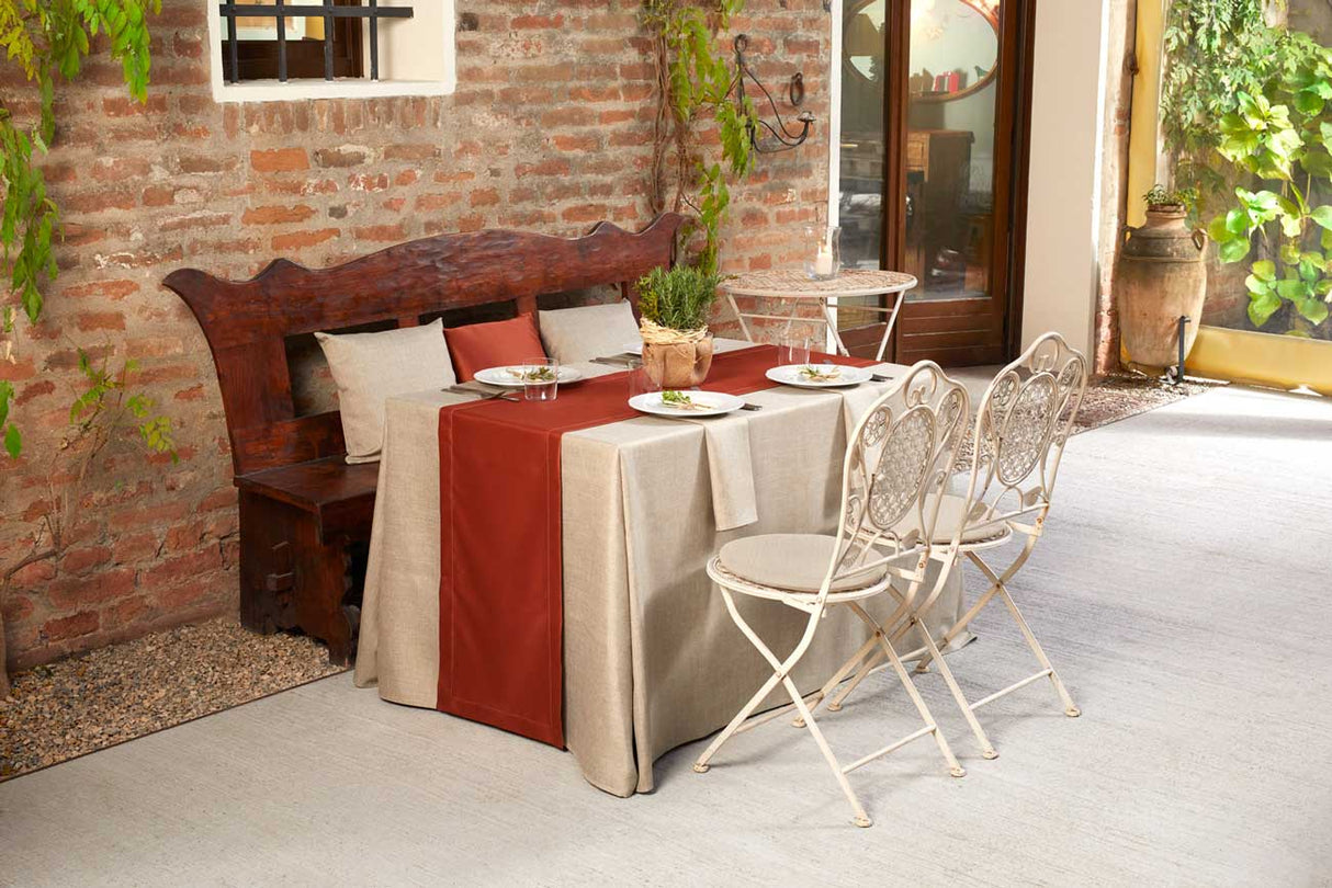 Tovaglia Antimacchia ROTONDA "TIPO LINO" By Magilu