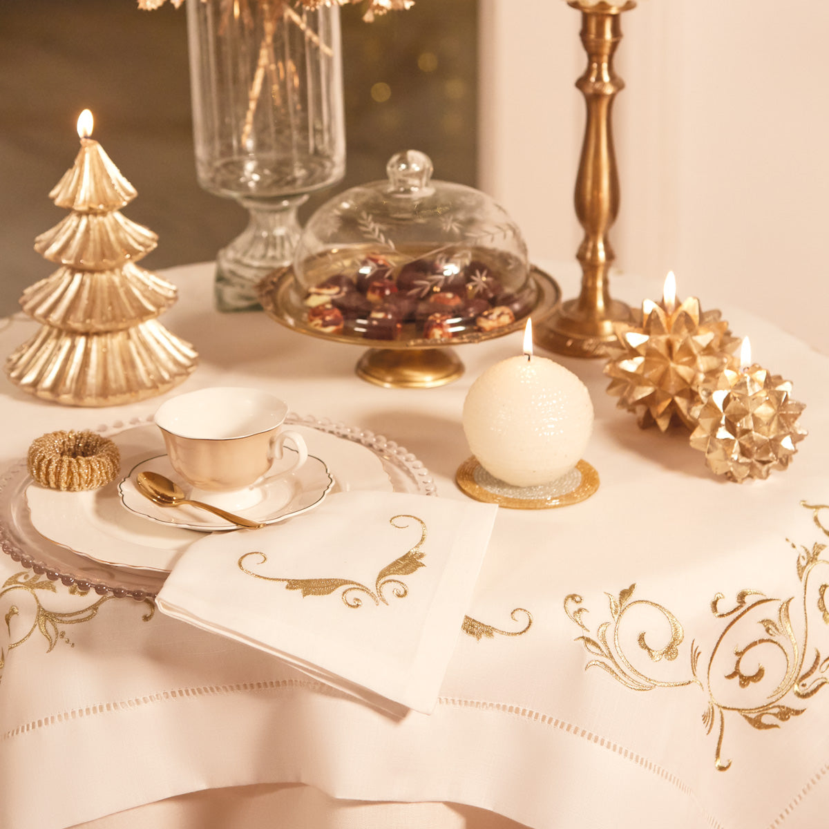 Set 6 Tovaglioli LEGGIADRIE by Preziosa Luxury Home (Natale)