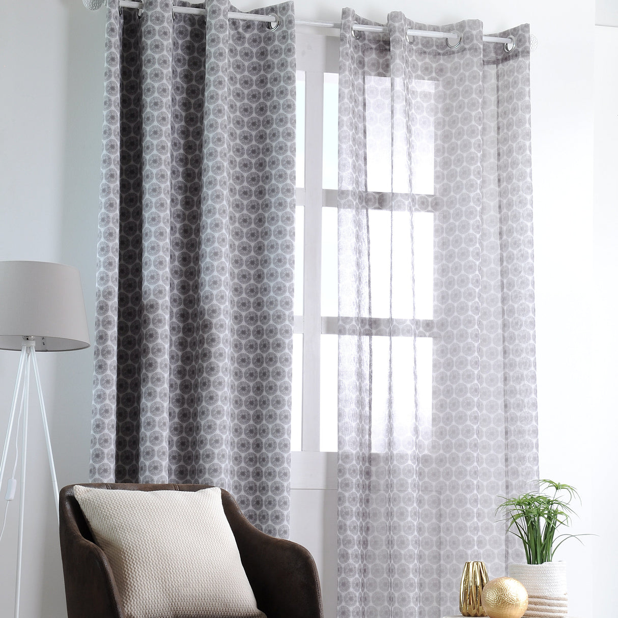 Tenda QUILDA VOILE 140x260 - Stof