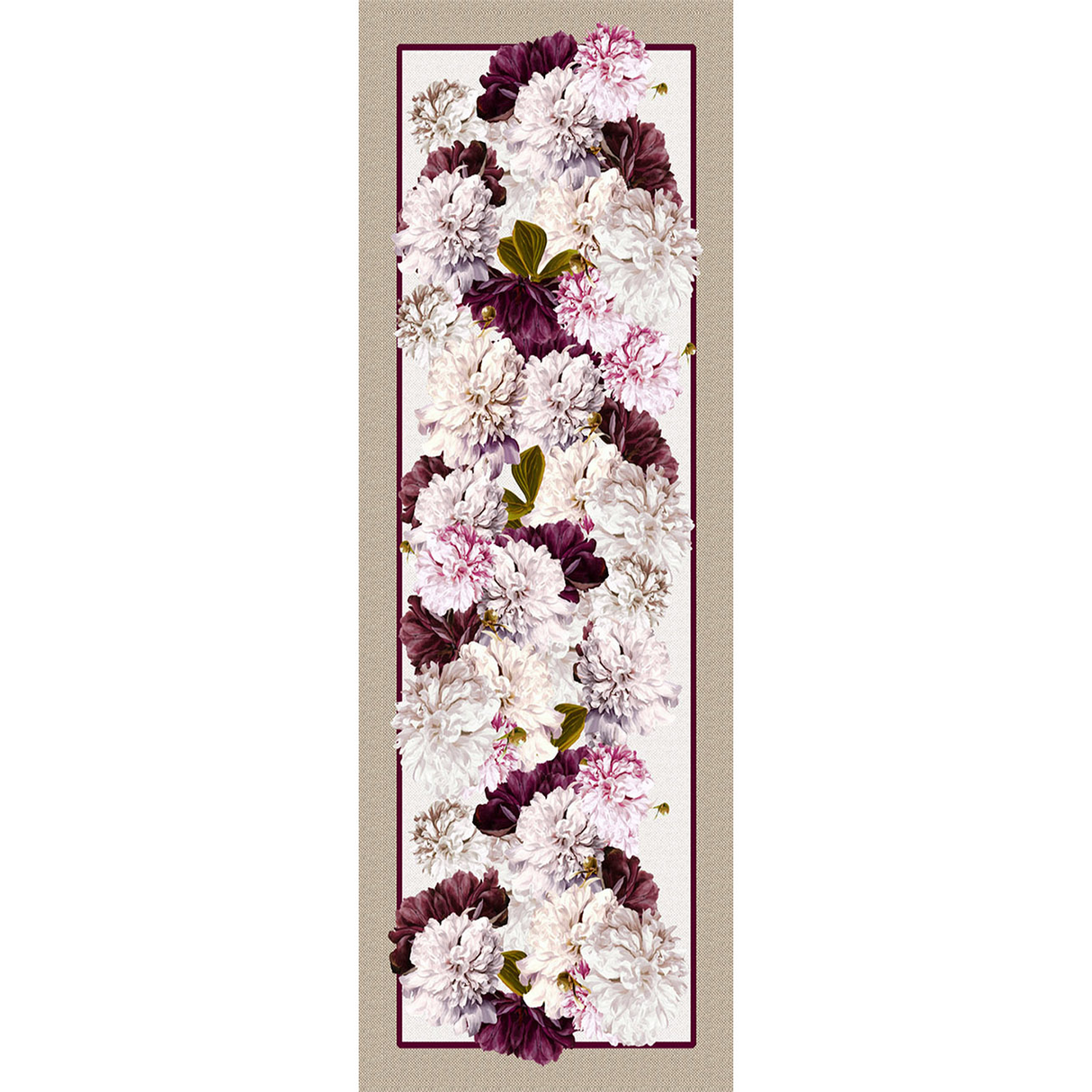 Runner AMARANTA by Tessitura Randi