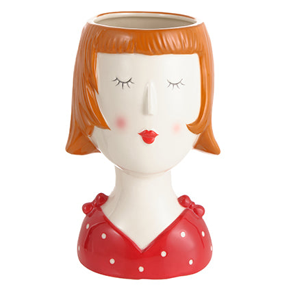 Coco Girl Capelli Rossi Vestito Bodeaux By Montemaggi