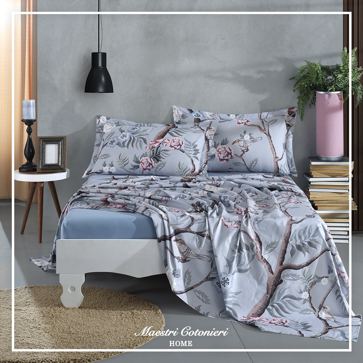 Completo Lenzuola MISAKI by Maestri Cotonieri
