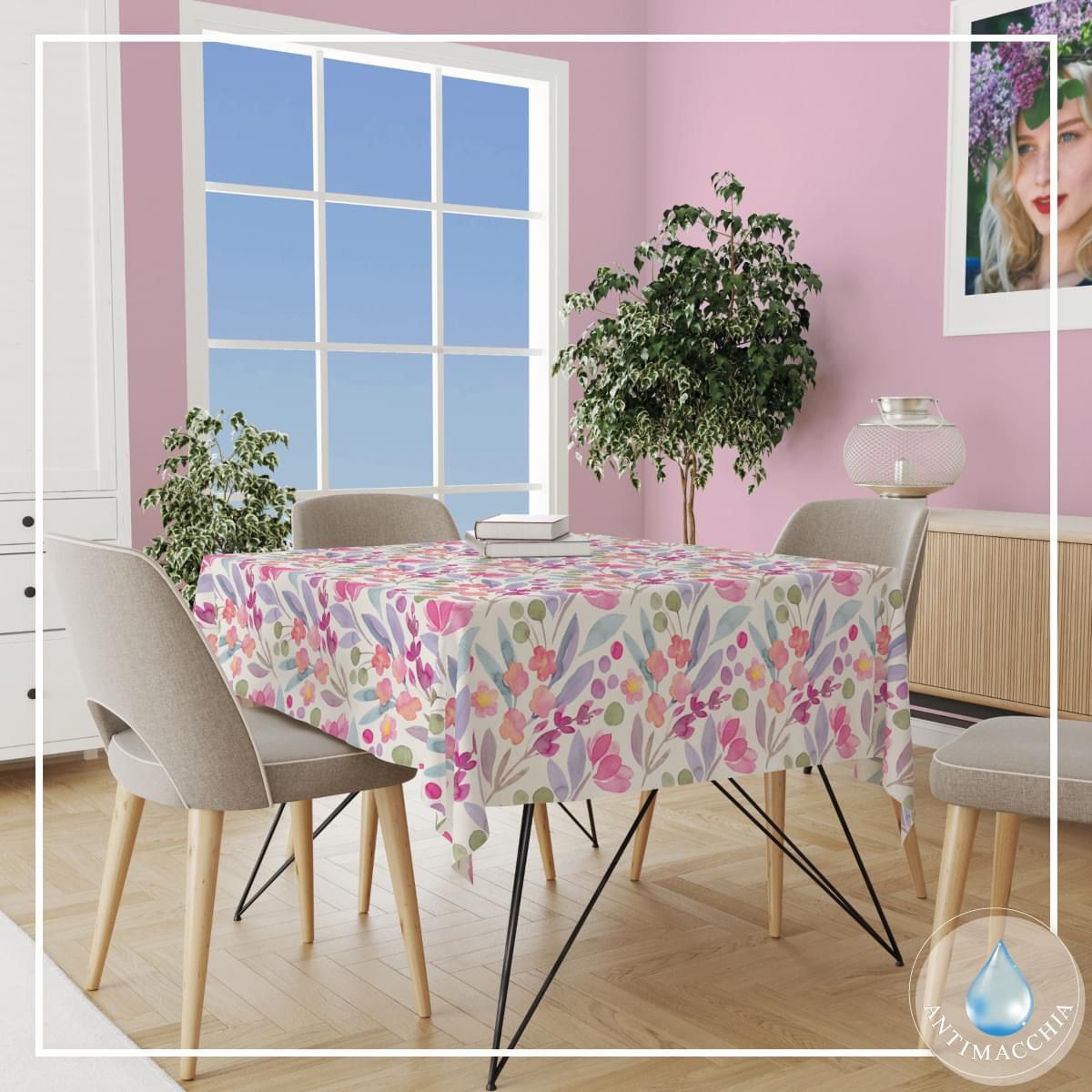 Tovaglia Antimacchia PRIMAVERA x12 By Antica Tessitura Italiana