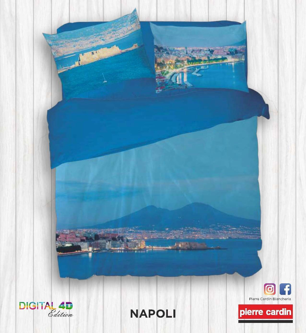 Completo Letto DIGITALE NAPOLI By Pierre Cardin