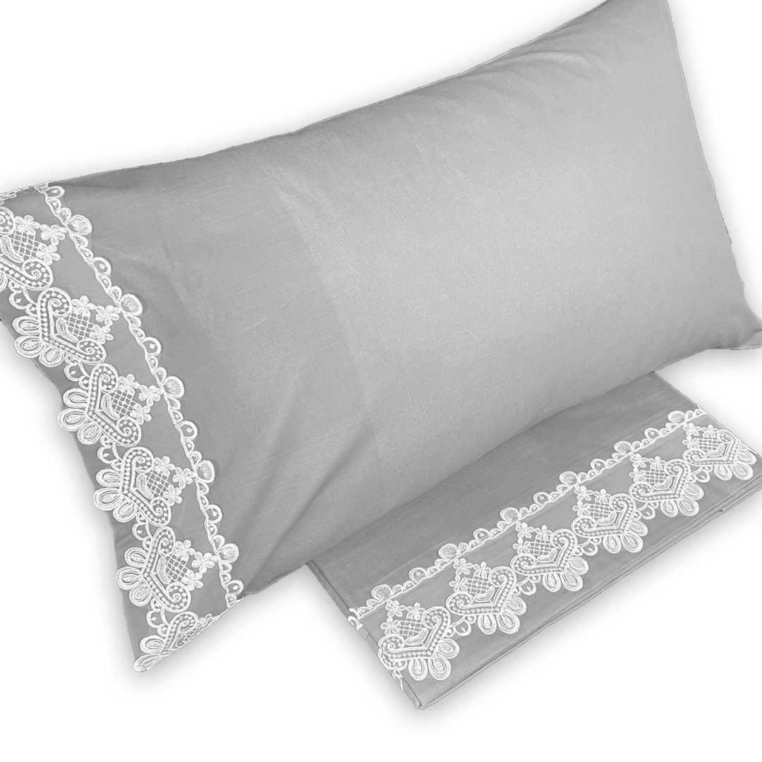 Completo Lenzuola PERLE REBRODÉ by Nausica