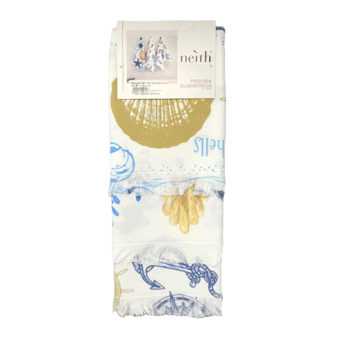 Set 3 Strofinacci ANCORA By Neìth