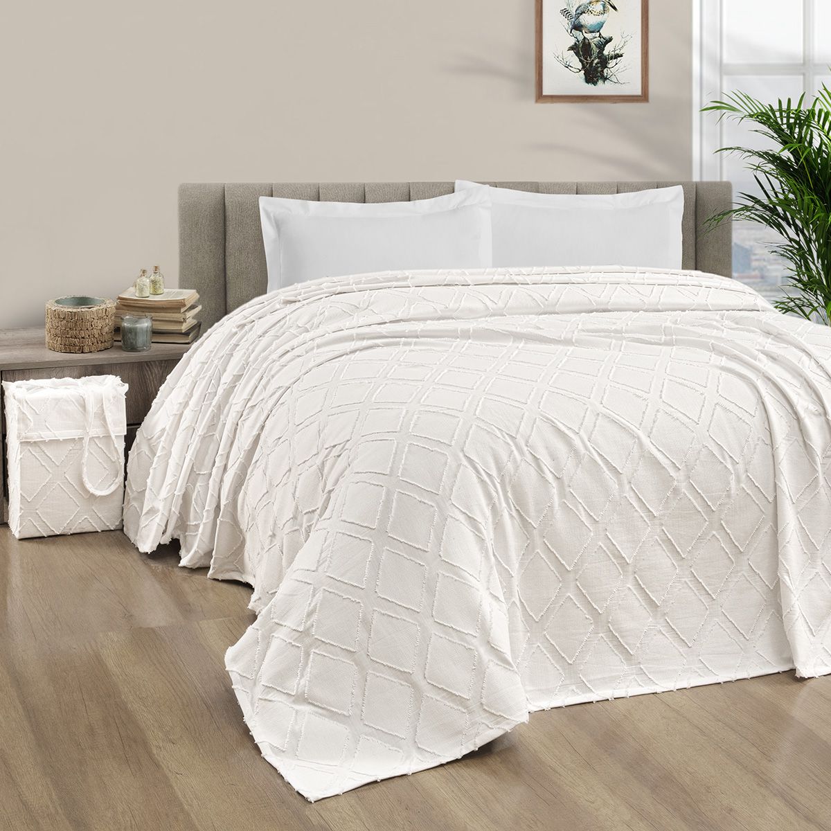 Copriletto matrimoniale ROMBI by Maestri Cotonieri