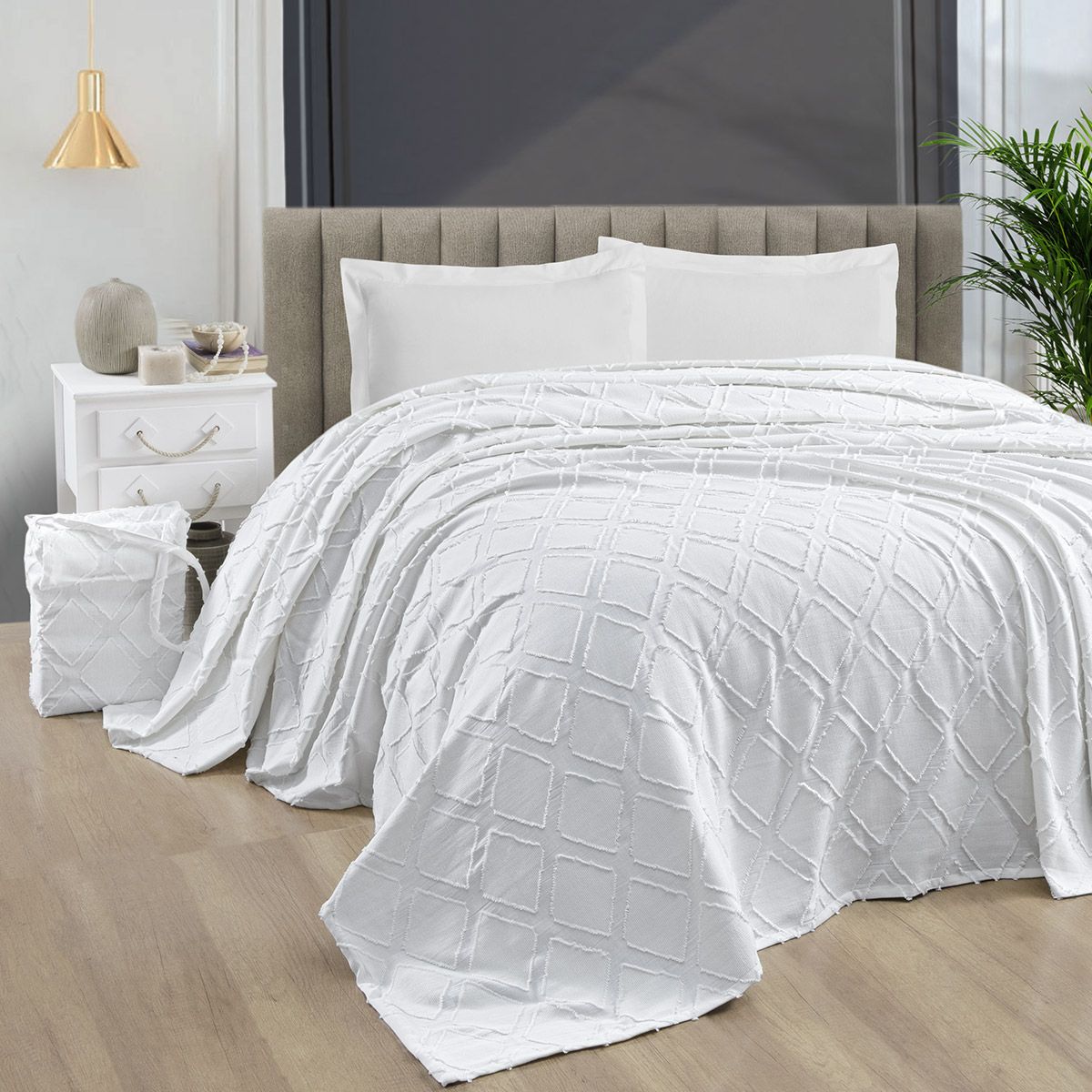 Copriletto singolo ROMBI by Maestri Cotonieri