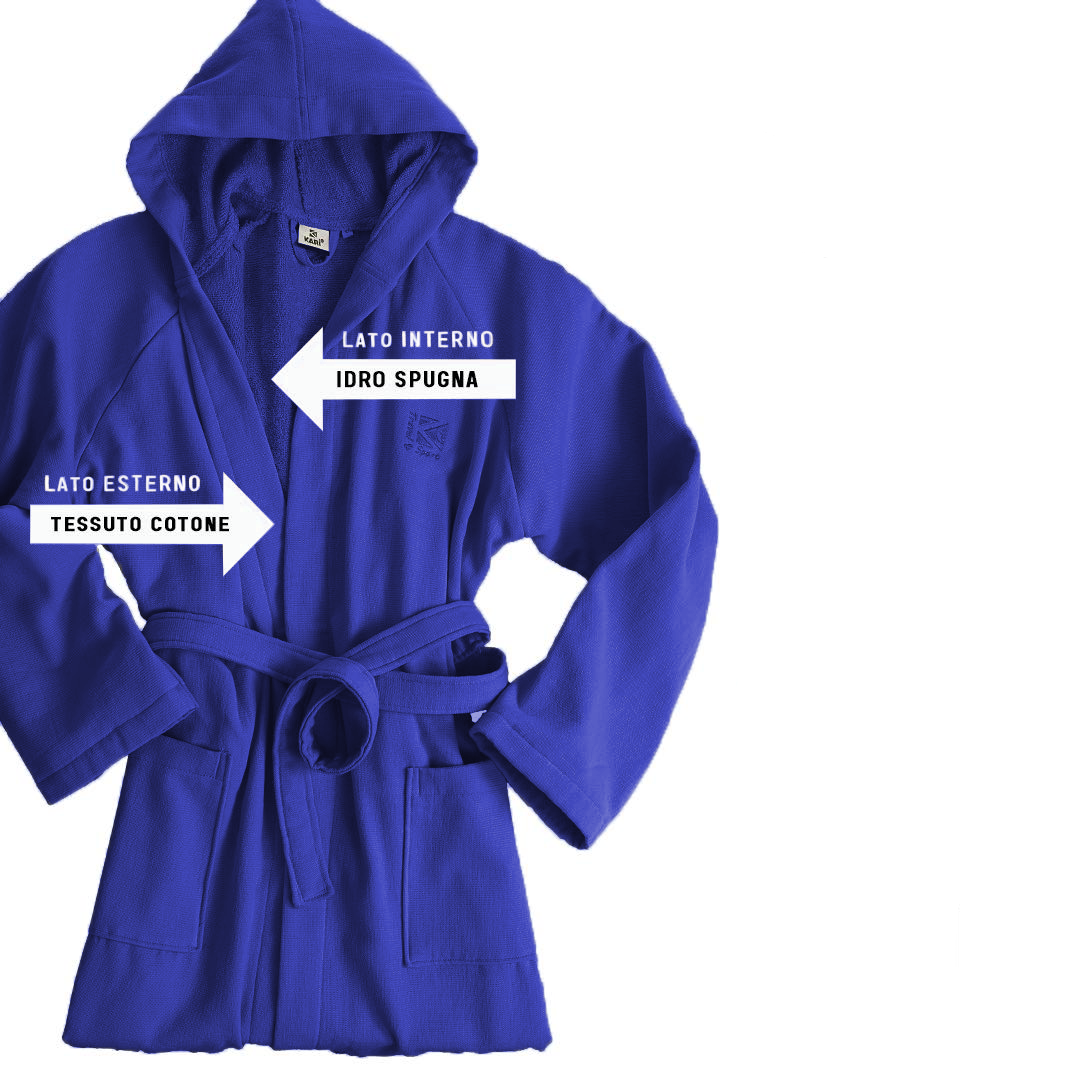 Accappatoio POLO in microspugna da S a XXL By Karì