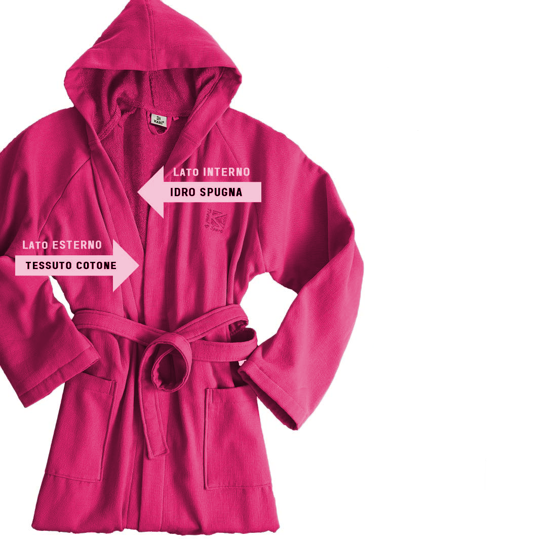 Accappatoio POLO in microspugna da S a XXL By Karì