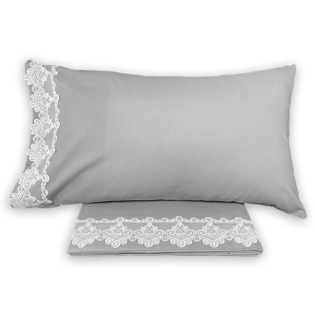 Completo Lenzuola PERLE REBRODÉ by Nausica