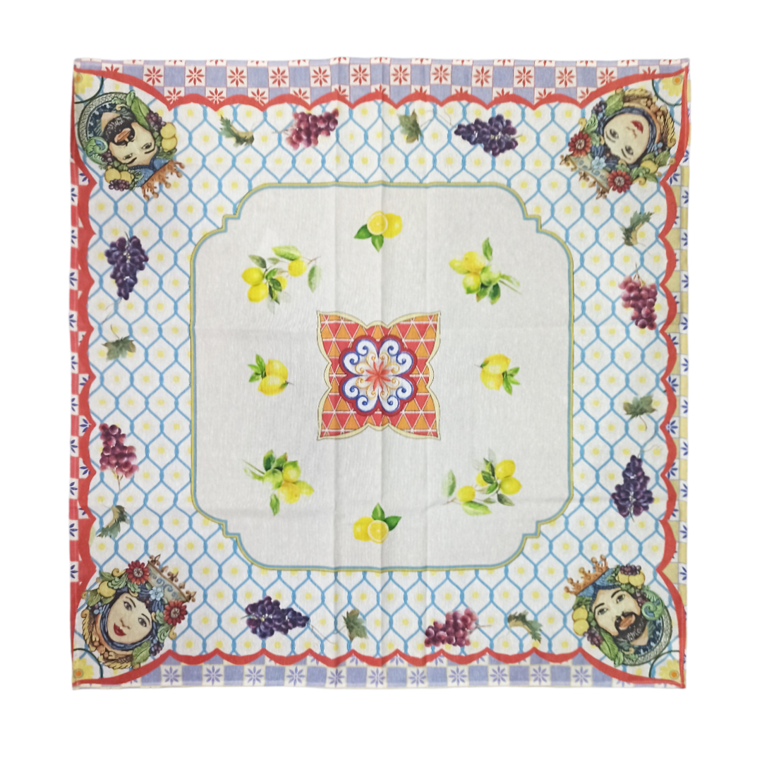 Runner E Centrotavola TESTE DI MORO By Botticelli