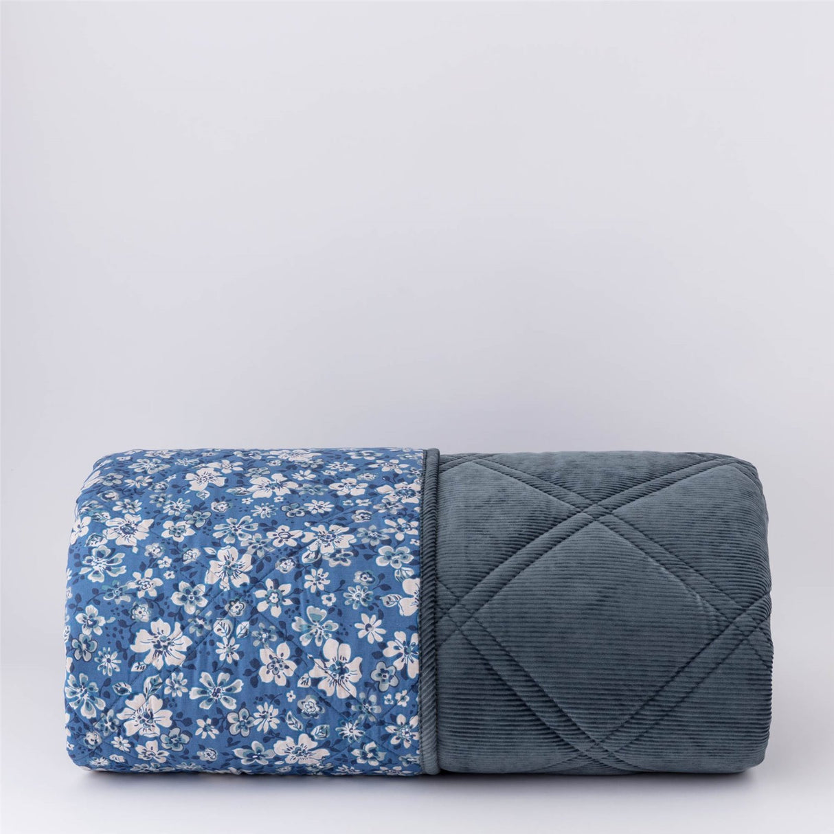 Coperta Plaid CONSIGLIA in velluto e cotone - Riviera