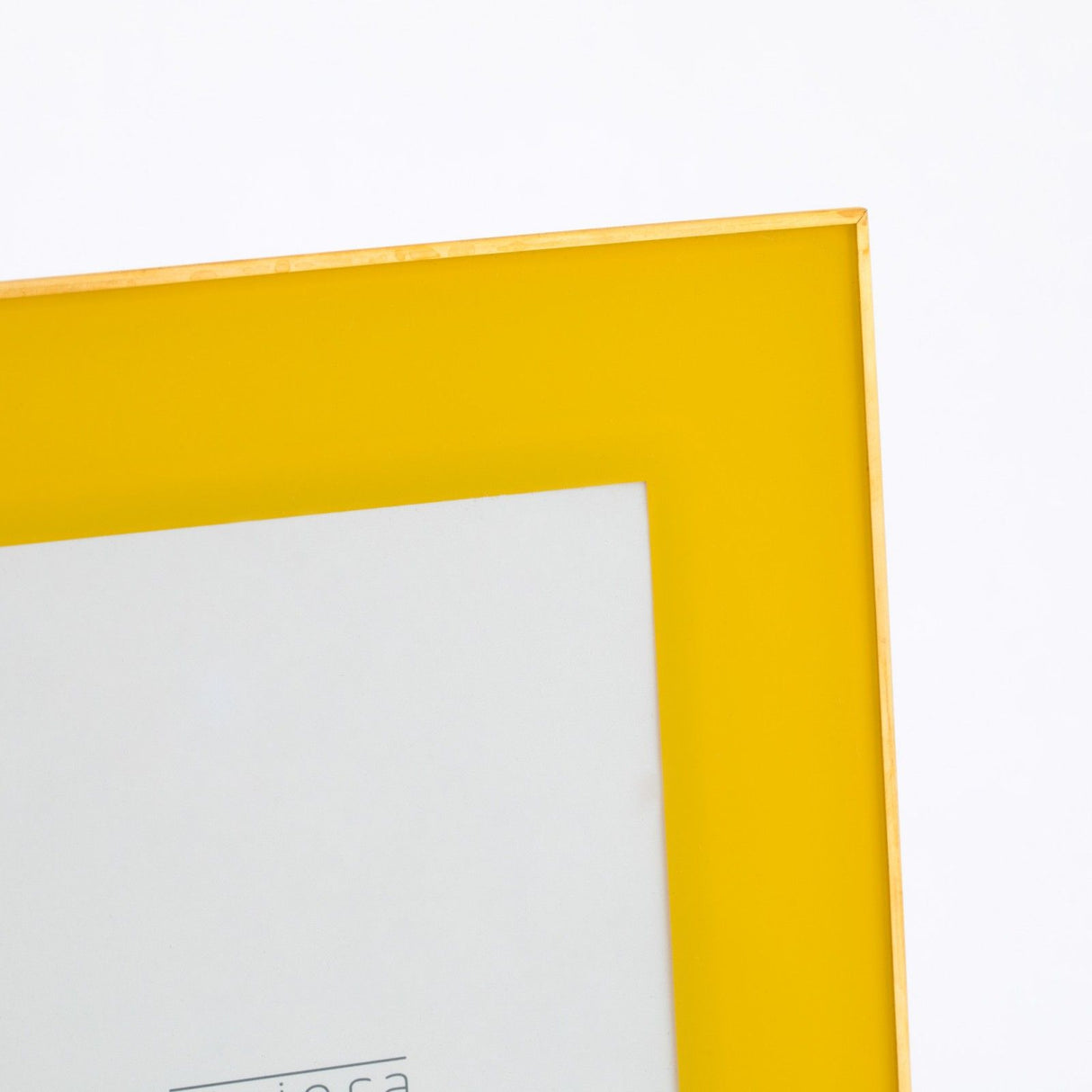 Cornice in Vetro Gialla By Riviera