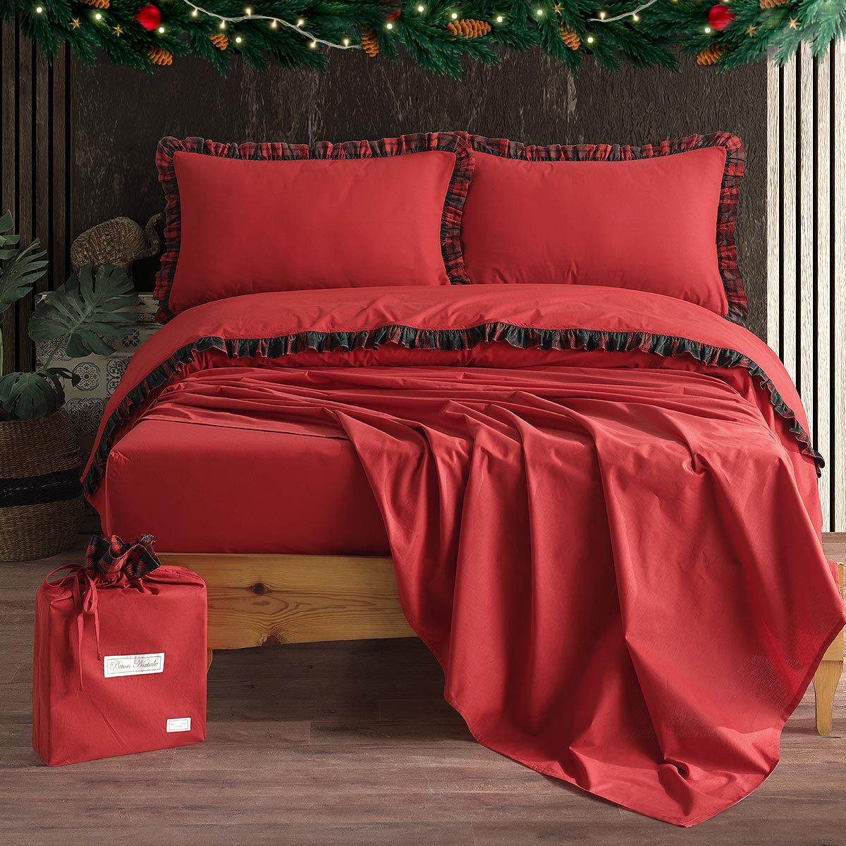 Lenzuola CORTINA matrimoniale in Percalle by Maestri Cotonieri