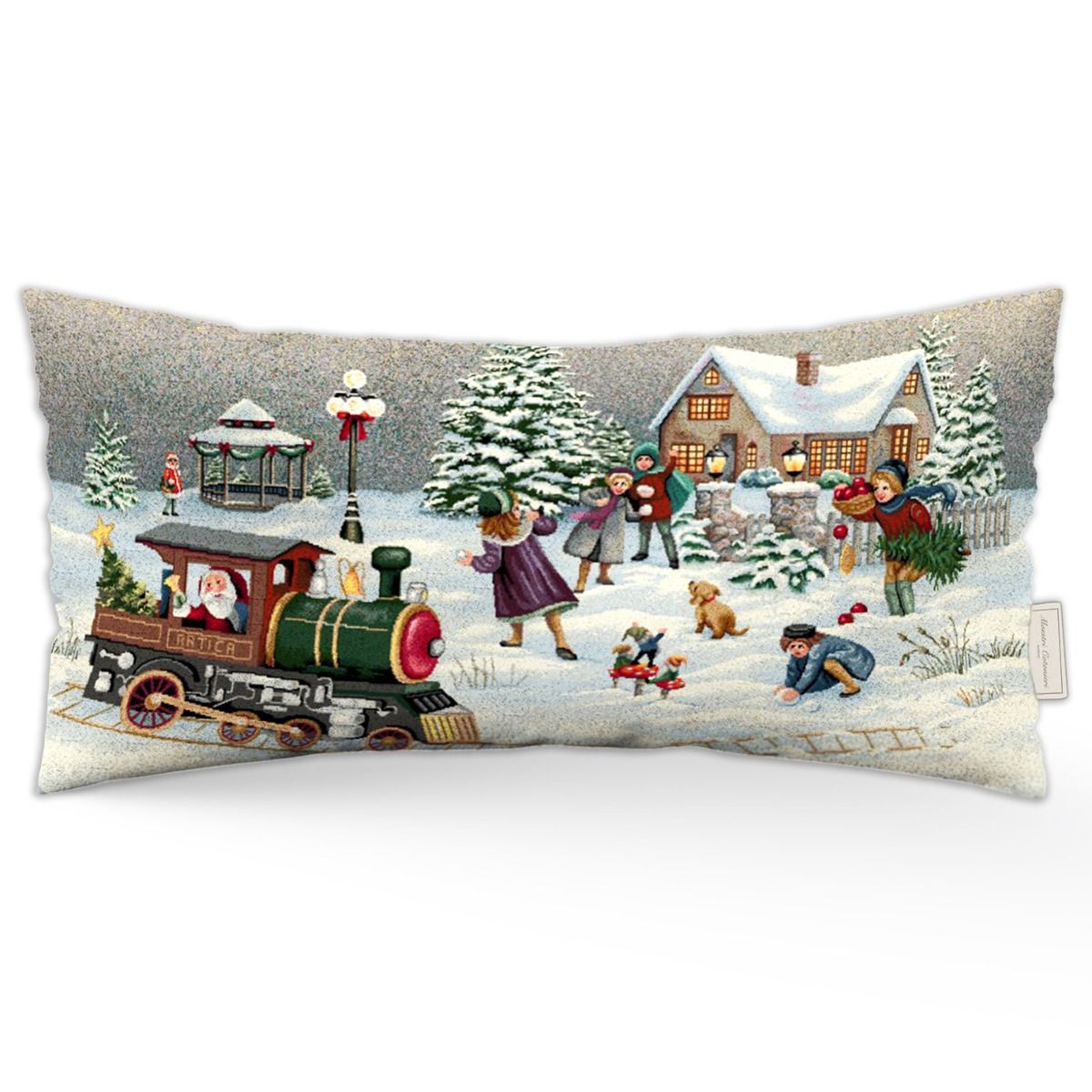 Cuscino Arredo VILLAGGIO DI NATALE By Maestri Cotonieri (Natale)