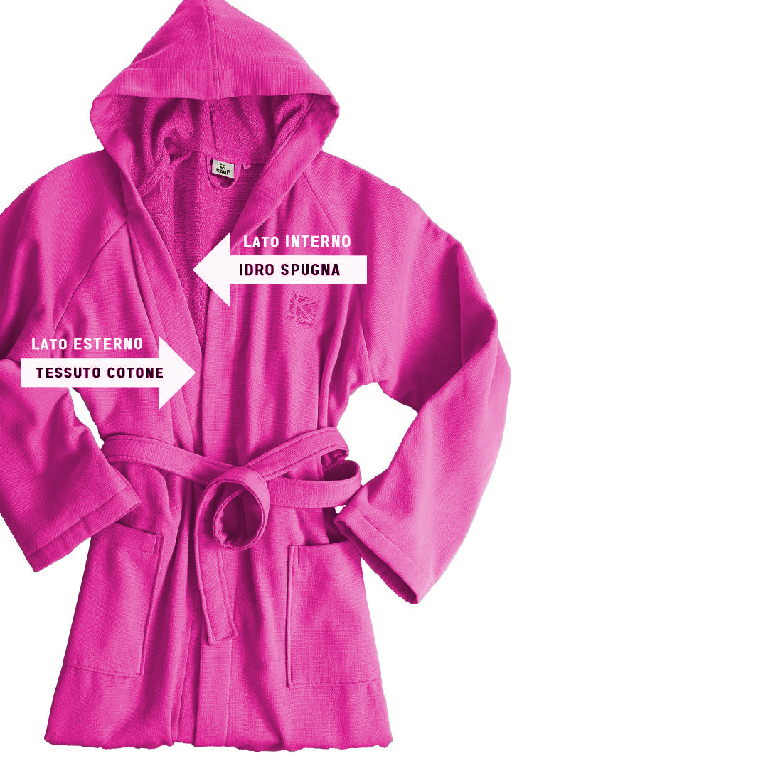 Accappatoio POLO in microspugna da S a XXL By Karì