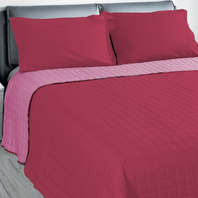 Trapuntino BICOLOR piazza e mezza in Cotone By Acca24