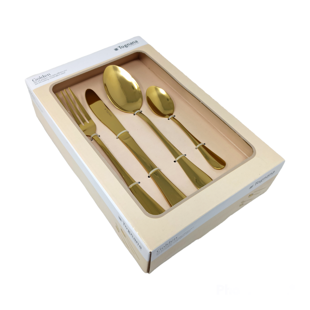 Set 24 Posate ANTHONY GOLDEN By Tognana