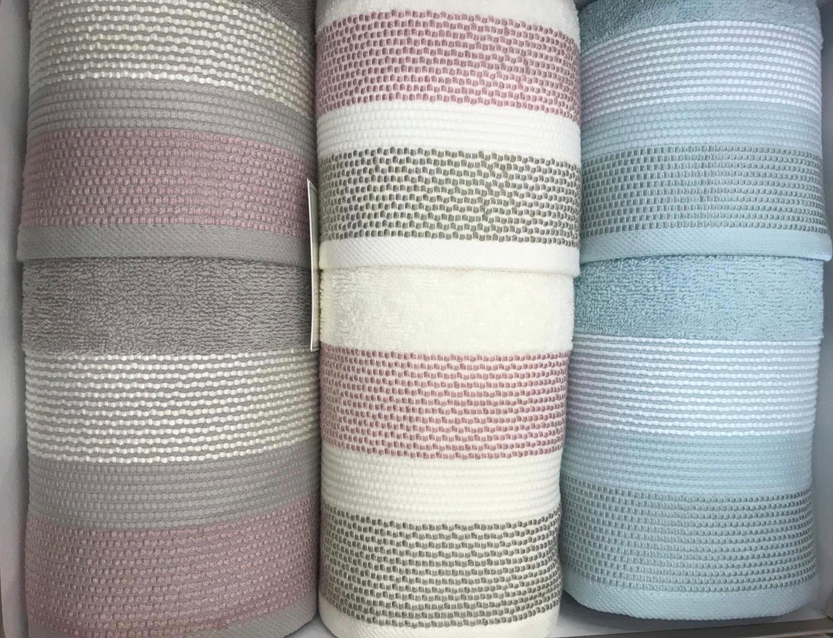 Set Asciugamani 3+3 PUNTINO By Maestri Cotonieri