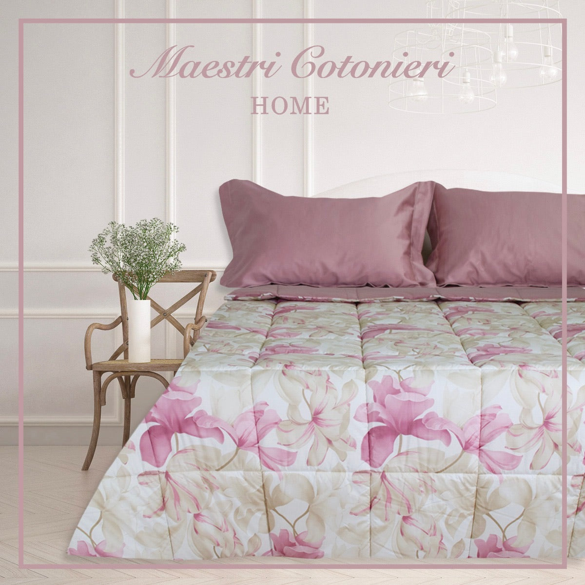 Trapunta Matrimoniale CHERIE in cotone by Maestri Cotonieri