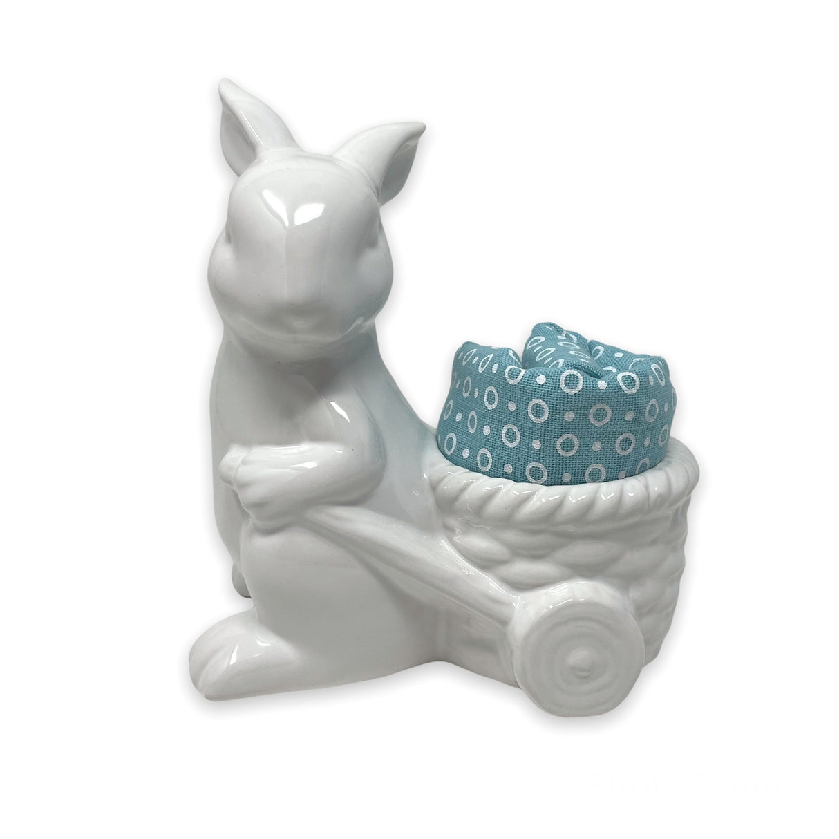 Coniglietto con Carretto e Strofinaccio by Preziosa Home