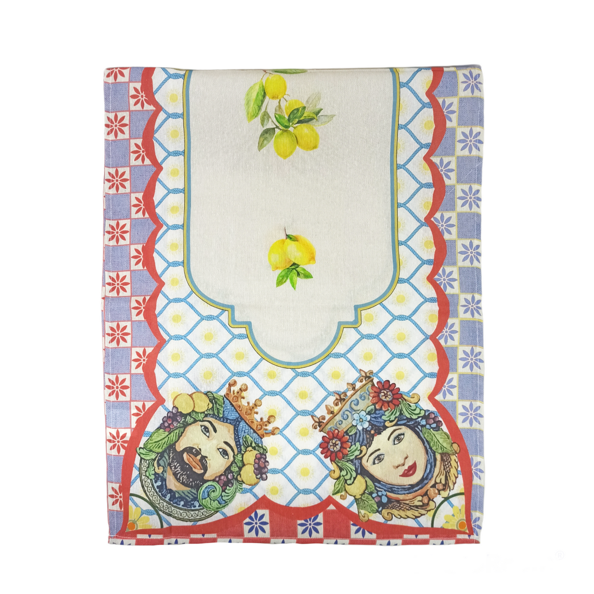 Runner E Centrotavola TESTE DI MORO By Botticelli