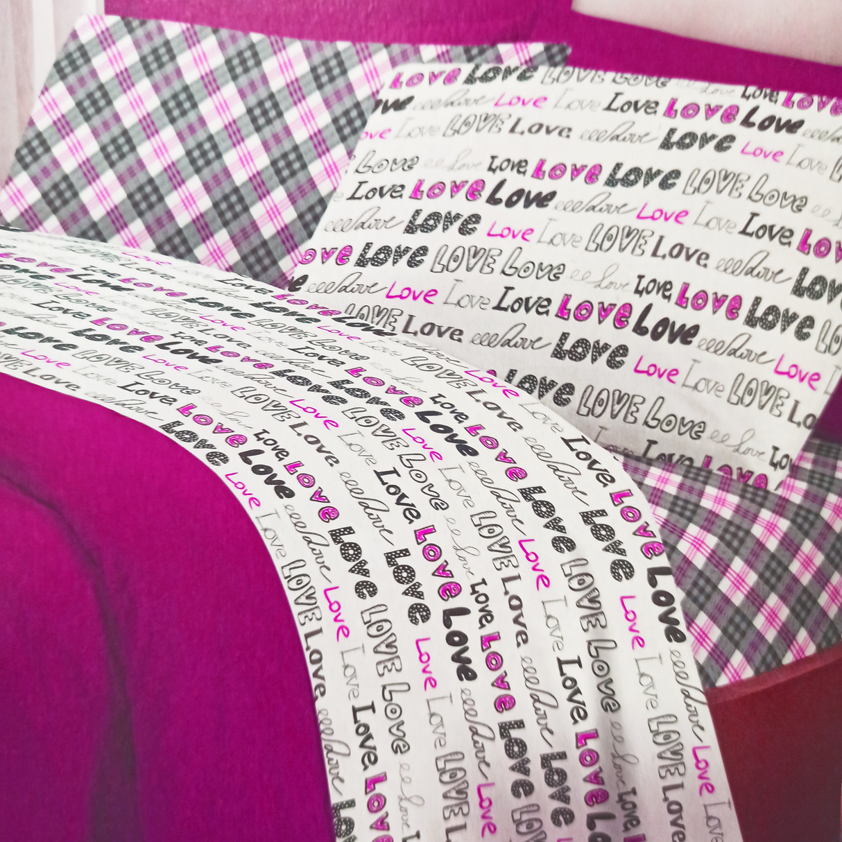 Completo Lenzuola LOVE LOVE By Pensieri Delicati