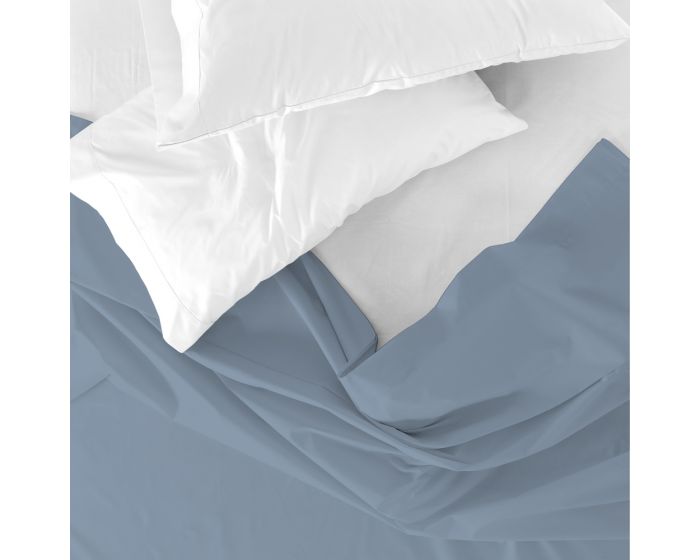 Lenzuolo Sopra Tinta Unita Matrimoniale 250x290cm by Maestri Cotonieri