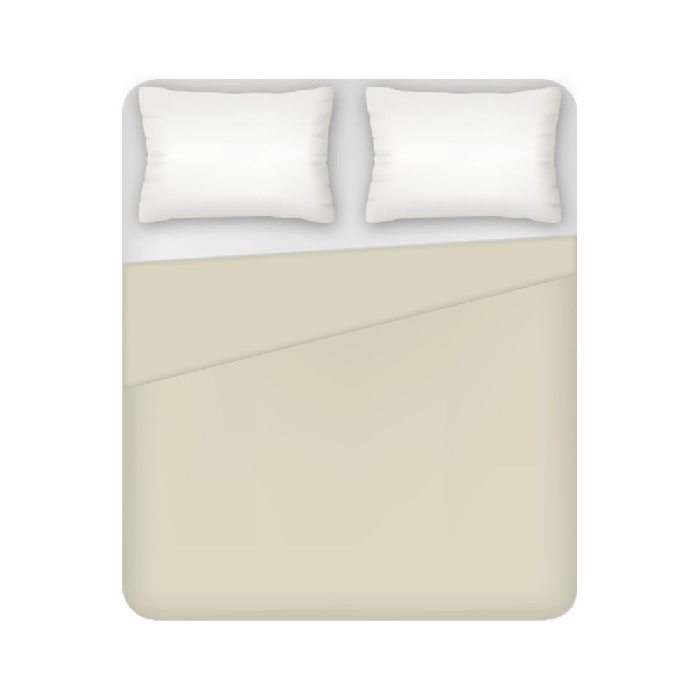 Lenzuolo Sopra Tinta Unita Matrimoniale 250x290cm by Maestri Cotonieri