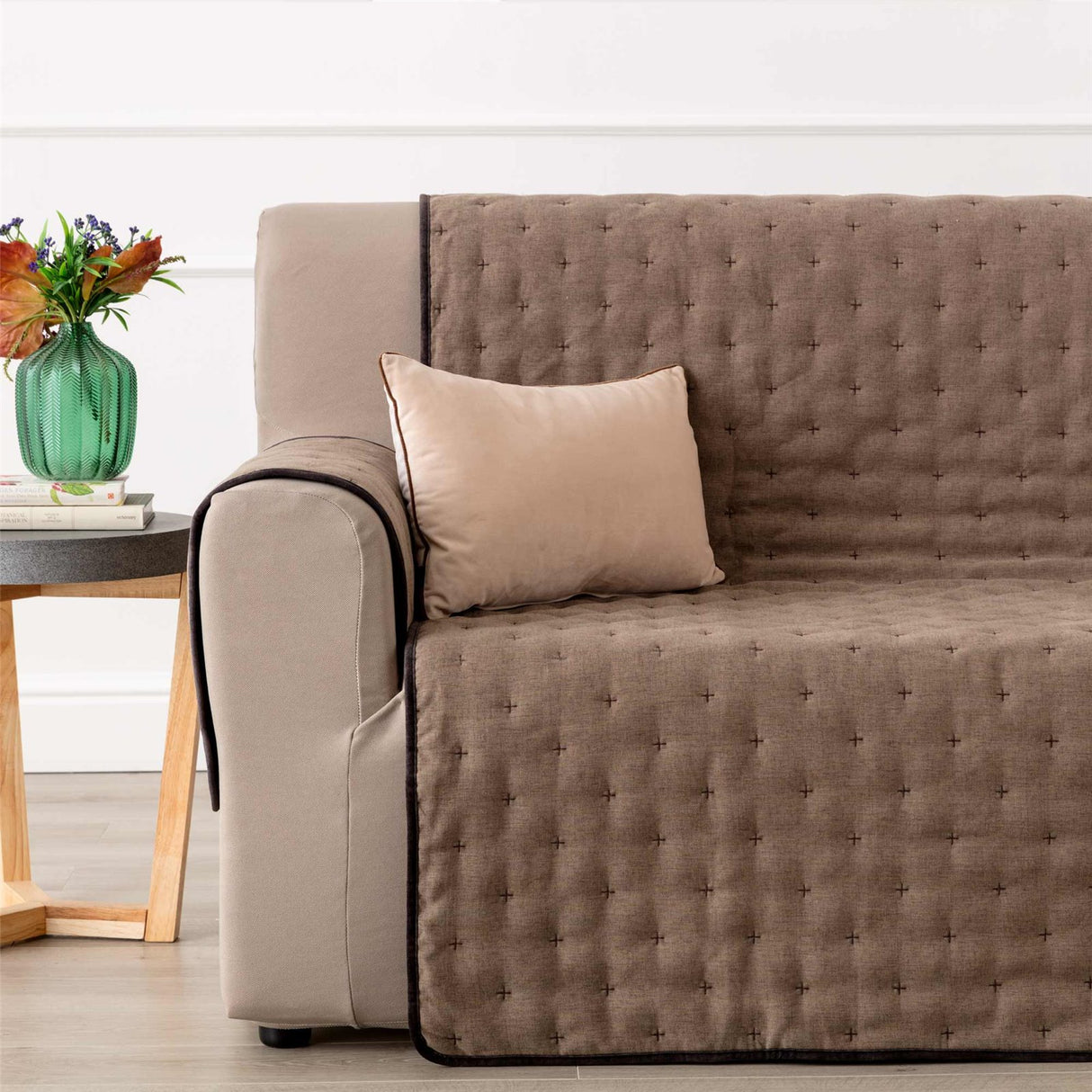 Copridivano GOODLY double face By Riviera (Moka)